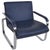 1980s Midcentury Lounge Chair in the Style of Milo Baughman For Sale - Image 5 of 5