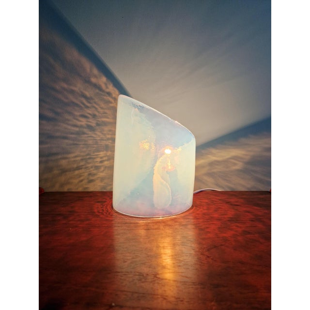 Opalescent Murano Glass Lamp from La Murrina, 1970s For Sale - Image 11 of 12