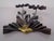 Swedish Brutalist Iron and Gold Flower Wall Sculpture, 1960s For Sale - Image 14 of 18