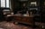 Lovely handcrafted late 18th-Century English George III solid elm coffer with hinged lid. It is a six board chest, simple...