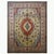 1920s Vintage Persian Tabriz Rug - 9′5″ × 12′3″ For Sale - Image 4 of 4