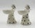 1990s 1990s Emilia Castillo "The Couple" Bisque Porcelain Salt Cellars & Sterling Spoons Set - 4 pcs For Sale - Image 5 of 18
