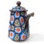 Art Deco Antique Murano Fratelli Toso Millefiori Flower Mosaic Italian Art Glass Teapot Sugar Bowl Cup Saucer Set For Sale - Image 3 of 6