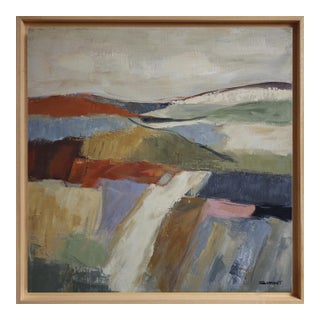 First Light, Abstract Landscape, Contemporary, Framed by Sophie Dumont For Sale