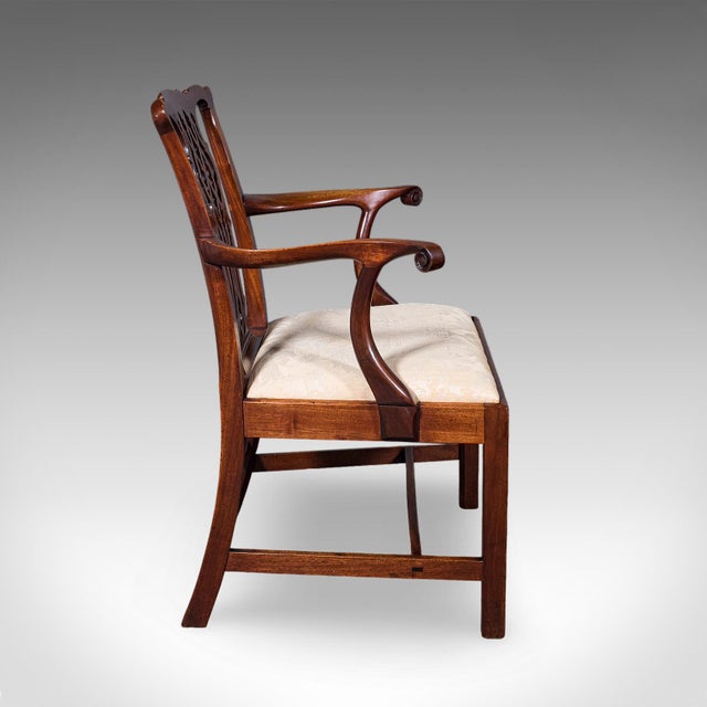 Traditional Antique Gentleman's Elbow Chair, English, Morning Room Seat, Georgian, c.1800 For Sale - Image 3 of 12