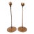 Brass Arts Crafts Tall Tulip Candlesticks in Style of Jarvie For Sale