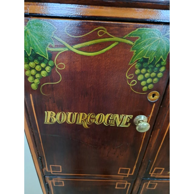 1937 Bourgogne French Wine Locker/Original/One-Of-A-Kind For Sale - Image 4 of 12