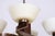 Art Deco Chandelier in Oak, Brass, and Opaline Glass, Czech, 1920s For Sale - Image 6 of 11