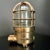 An iconic vintage WISKA brass cage ship ceiling light with two side conduits. WISKA has been making world-class brass ship...