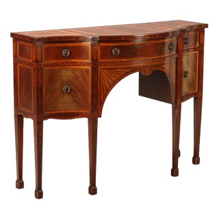 Victorian Style Mahogany Sideboard with Inlays For Sale