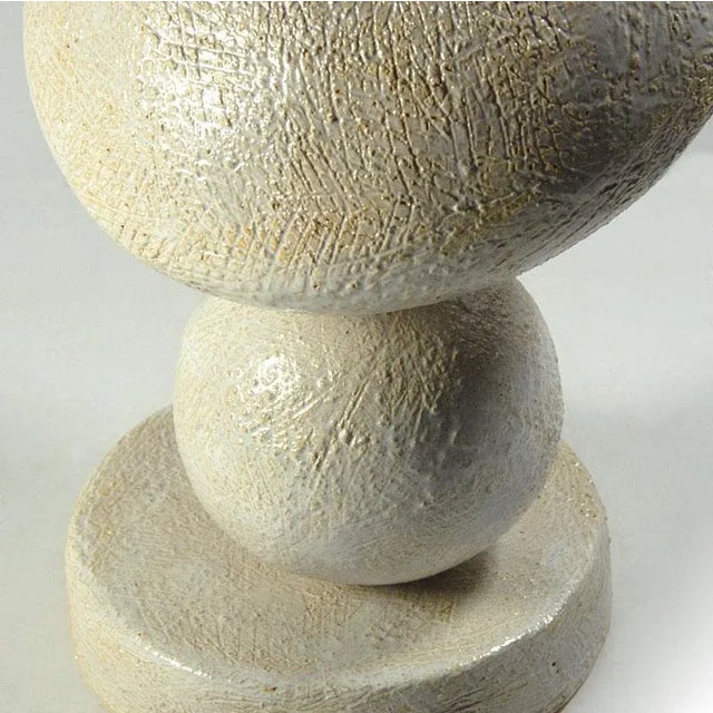 Brutalist Pottery Light Sculpture by Joanna Wysocka, 2000s For Sale - Image 9 of 11
