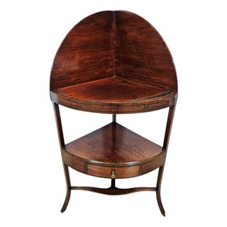 Antique Mahogany Washbasin, England, Early 19th Century For Sale