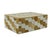 Contemporary Late 20th Century Geometric Mosaic Style Wooden Decorative Storage Box For Sale - Image 3 of 6