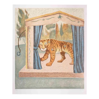 Enrico Benaglia, The Tiger, 1990s, Lithograph For Sale