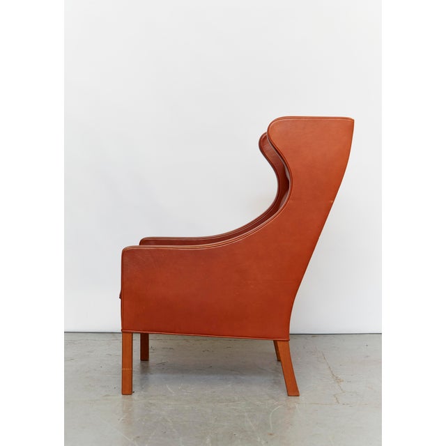 Model 2204 Wingback Chair by Børge Mogensen for Fredericia, 1970s For Sale - Image 14 of 16