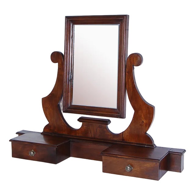 Dressing Mirror in Walnut, Early 1900s For Sale