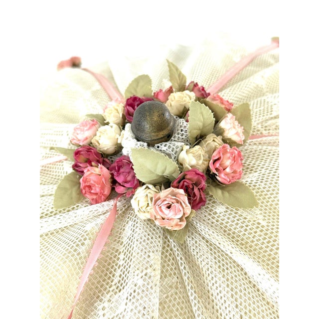 Museum-Quality 19th C. Victorian Wicker Carriage – Ornate Scrollwork & Original Parasol For Sale - Image 11 of 13