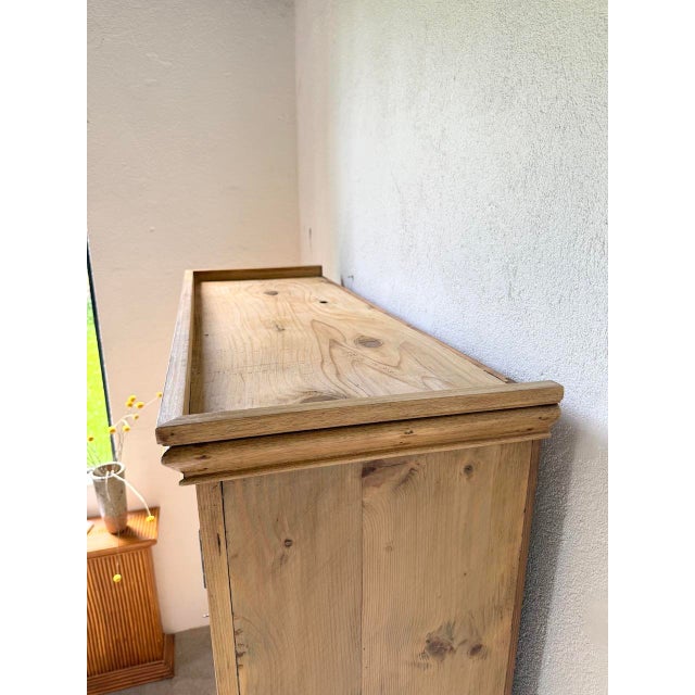 Vintage Display Cabinet in Pine and Glass, 1950 For Sale - Image 15 of 18