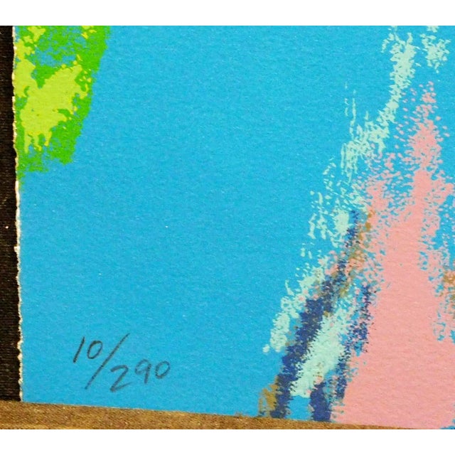 Robert Katona "Merlin" Hand Signed Serigraph Art on Paper For Sale - Image 4 of 6