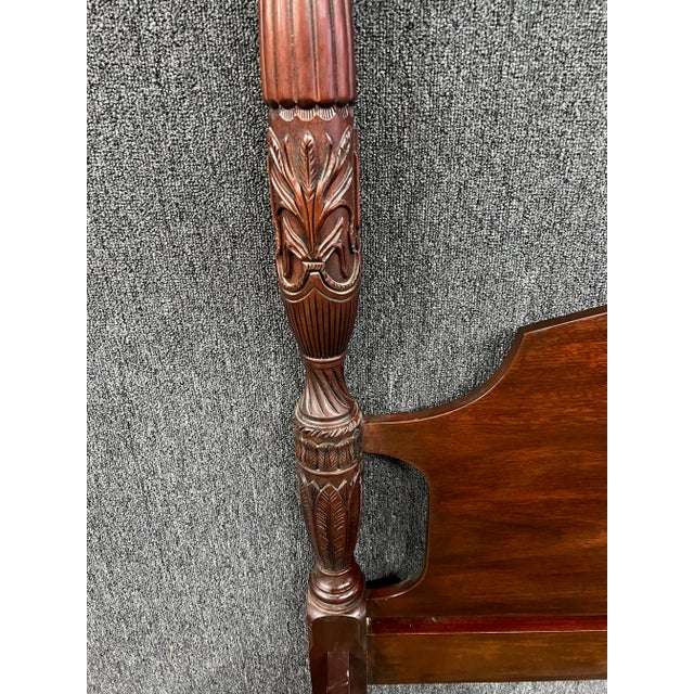 Henkel Harris Queen Mahogany Bed For Sale - Image 10 of 11