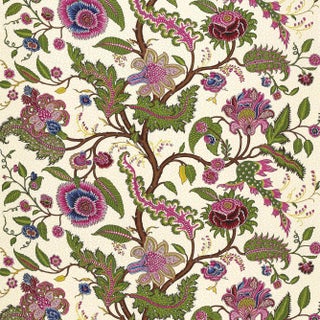 Sample - Schumacher Sinhala Sidewall Wallpaper in Jewel For Sale