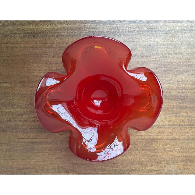 Vintage Italian Murano Glass Bowl, in Very Good conditions. Designed 1970 to 1979