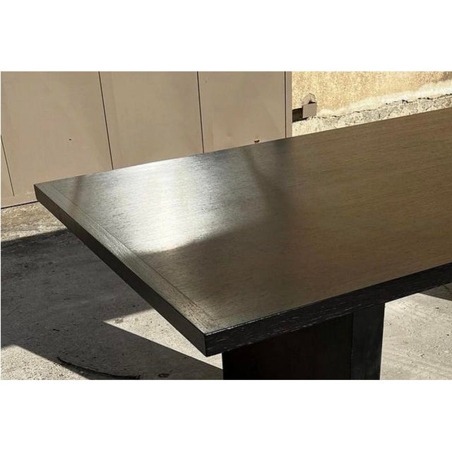 Contemporary Maxalto Simposio Wenge Dining Table 290 For Sale - Image 3 of 6