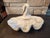 French Provincial Rare and Fabulous Antique Metal Swan Bird Feeder. For Sale - Image 3 of 11