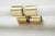 Vintage Italian Murano Glass and Brass Wall Sconce, 1960s For Sale - Image 9 of 11