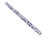 1990s Blue White Porcelain Floral Graphic Flute Shape Tube Display Art For Sale - Image 5 of 7