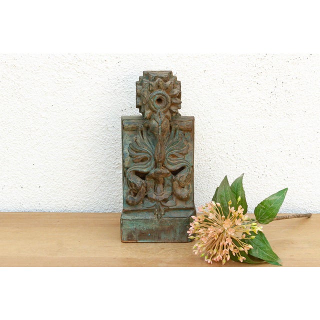 19th Century Mid 19th Century Verdigris Architectural Corbel For Sale - Image 5 of 7