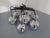 Space Age Chrome-Plated Ceiling Lamp, Germany, 1960s For Sale - Image 12 of 14