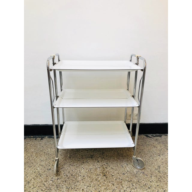 Metal Mid-Century Trolley, 1960s For Sale - Image 7 of 7