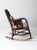 Wood Antique Wicker Rocking Chair For Sale - Image 7 of 13