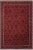 1980s Semi Vintage Tribal Red Wool Rug - 6′5″ × 9′7″ For Sale