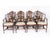 Vintage Triple Pillar Dining Table and Chairs by William Tillman Harrods, 1980s, Set of 13 For Sale - Image 16 of 18