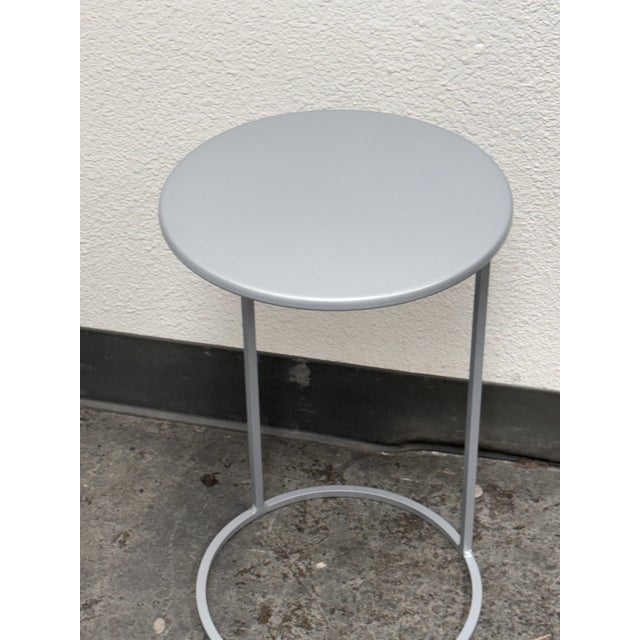 Room & Board Room & Board Slim Round C-Table For Sale - Image 4 of 12