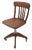 Bauhaus Swivel Office Chair in Wood by Der Ferderdreh, 1930s For Sale