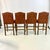 1980s Vintage Regency Empire Italian Boho Chic Upholstered Bar Stools - Set of 4. For Sale - Image 11 of 14
