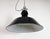 Industrial Black Enamel Pendant Lamp from Aeg, 1930s For Sale - Image 6 of 18