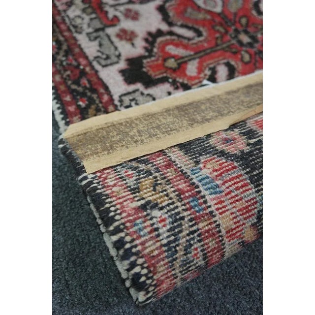 Small Hand-Knotted Rug in Warm Colors For Sale - Image 3 of 5