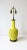 Metal Bright Yellow Ceramic Chevron Chinoiserie Table or Desk Lamp With Silk Shade For Sale - Image 7 of 13