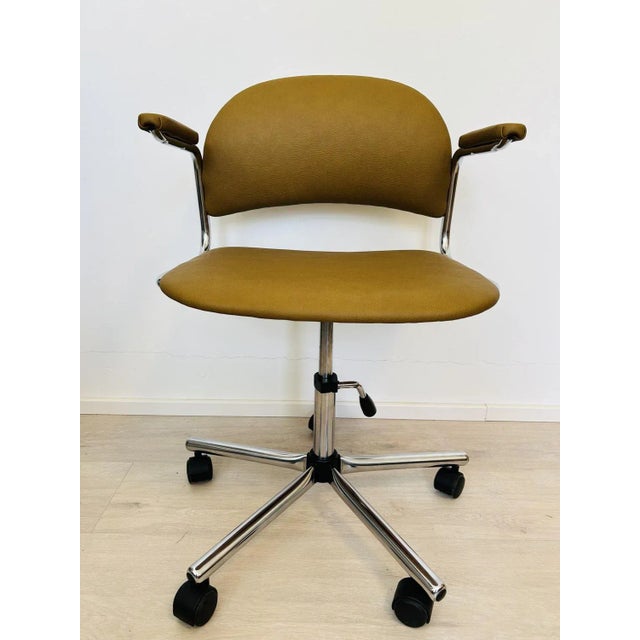 Vintage Mustard Kovona Office Chair, 1970s For Sale - Image 7 of 10