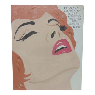 Javier Mayoral Folk Art Original Acrylic Painting For Sale