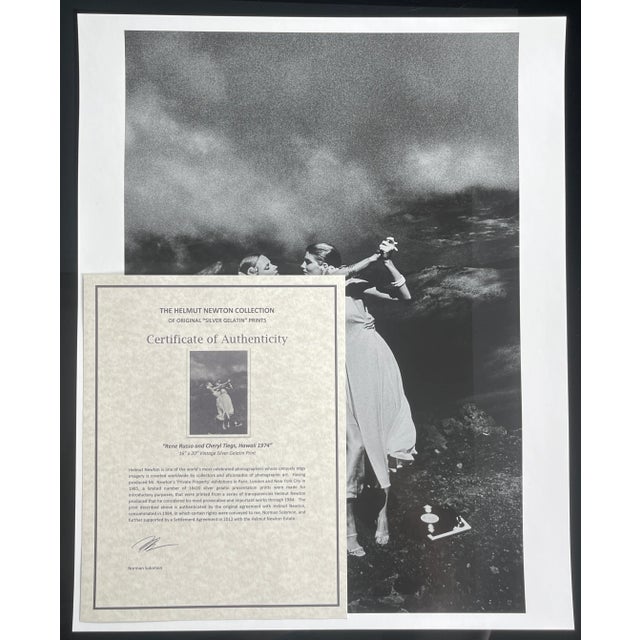 "Cheryl Tiegs and Rene Russo, Hawaii 1973" by Helmut Newton. For Sale - Image 9 of 9