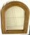 Vintage Wood Classics Coastal Style Arched Top Wall Mirror For Sale - Image 11 of 11
