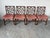 1960s 1960s English Georgian Chinese Chippendale Style Mahogany Cockpen Dining Chairs – Set of 4 For Sale - Image 5 of 17
