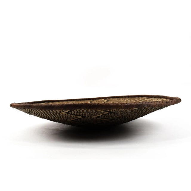 African Early 20th Century Tonga Binga Basket 23.5 Inch For Sale - Image 3 of 7