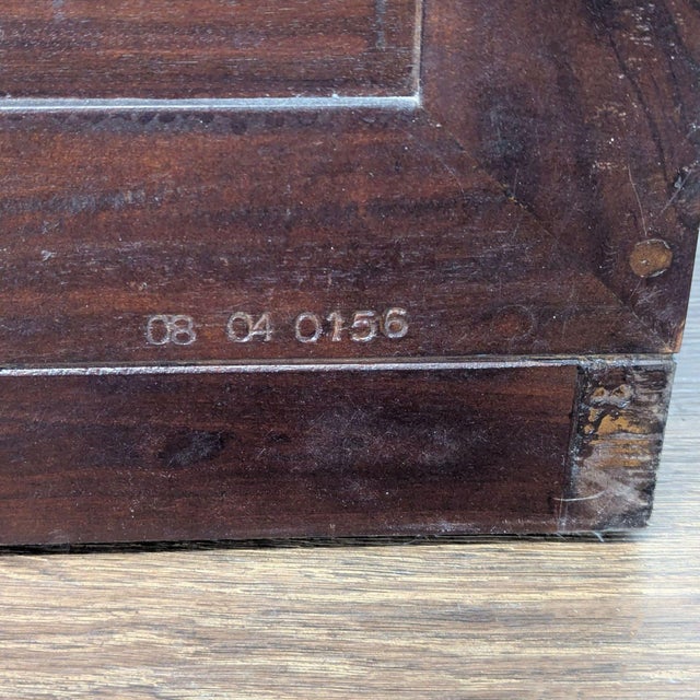 Two Drawer Wood Nightstand For Sale - Image 9 of 9