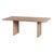 Cream Halmstad 74 in. W Rectangular Wood Panel Dining Table, Blonde Oak For Sale - Image 8 of 8